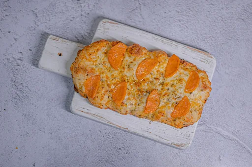 Chicken Pepperoni Garlic Bread