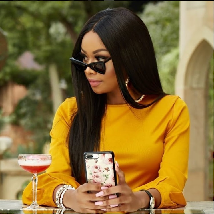 Media personality Bonang Matheba.