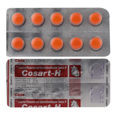 Cosart H 50mg/12.5mg Tablet