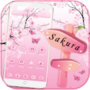 Pink Sakura Theme  Icon