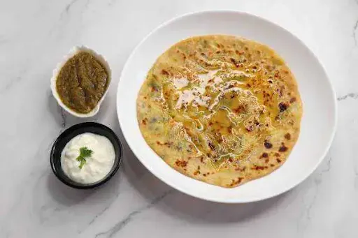 2 Aloo Paratha With Pickle