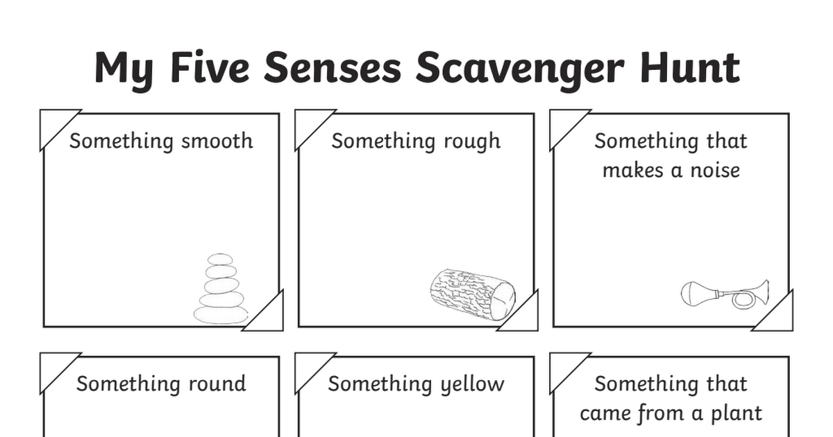 Five Senses Scavenger Hunt Activity Sheet.pdf