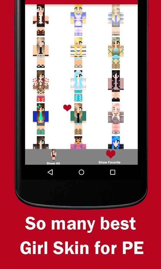 HD Girl Skins for Minecraft PE - Android Apps on Google Play