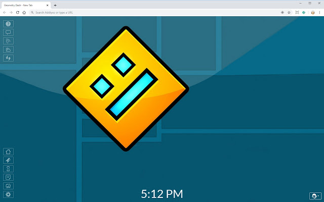 Geometry Dash HD New Tab Theme