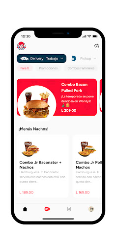 Screenshot Wendy's Honduras