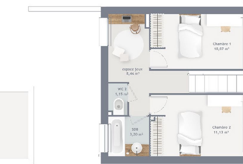  Vente Terrain + Maison - Terrain : 700m² - Maison : 90m² à Domont (95330) 