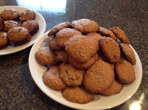 I doubled the recipe,added sweetened dried cranberries,and did a healthy makeover with whole wheat flour,I can't believe it's not butter,and Splenda and Brown sugar Splenda . 
I made cookies and muffins. Turned out great!! 