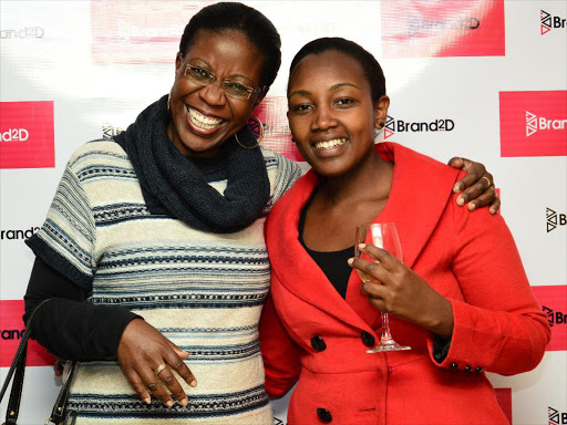 Virtual HR's MD Gladys Ogallo with Centonomy's Joanne Nduati