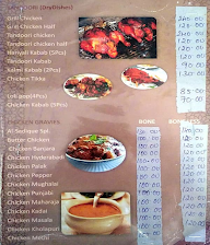 Al-Sidique menu 3