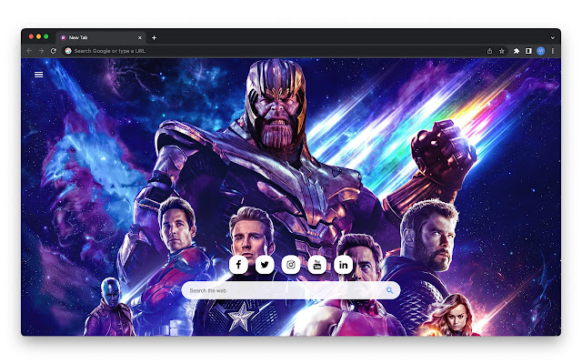 Avengers: Endgame Wallpaper HD New Tab