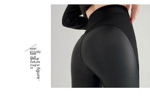 Title 3, New Autumn And Winter Stretch Tight Leather Pan...