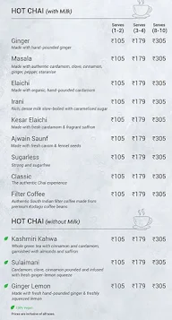 Chai Point menu 1