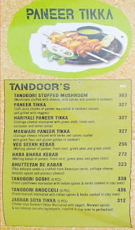 Roomali Garh menu 3