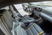 Yellow decor and AMG trimmings create a none-too-subtle cabin ambience. Picture: SUPPLIED