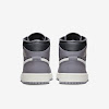 wmns air jordan 1 mid cement grey/anthracite/sail