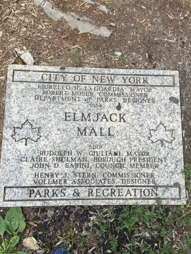 Elmjack Malls Plaque