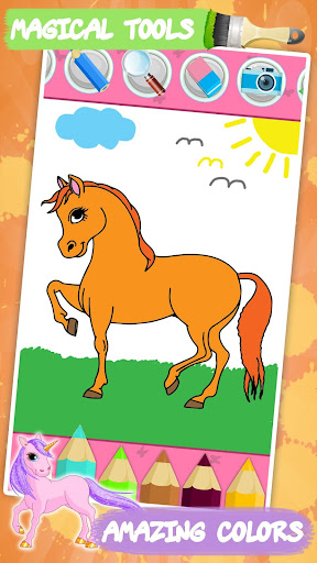 Screenshot Unicorn Kids Coloring Book