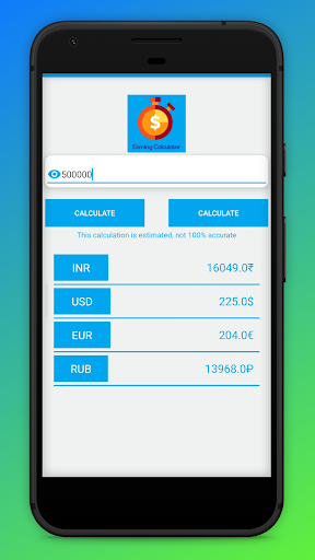 Money Calculator  - Earning Calculator