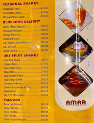 Amar Bar and Restaurant menu 3