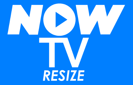 NOW TV Resize chrome extension