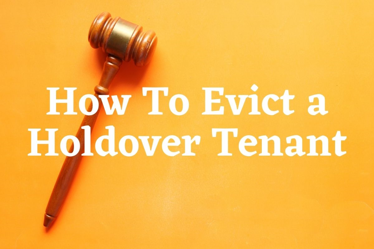 how to evict a holdover tenant