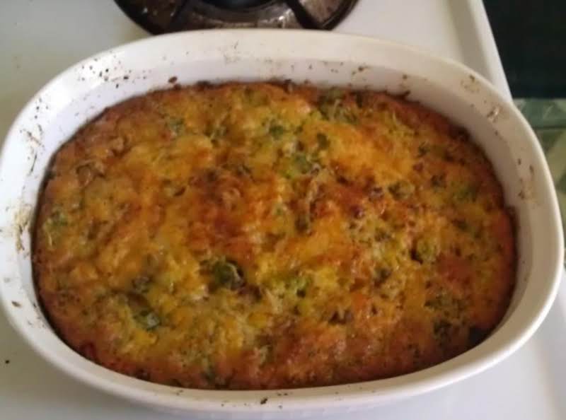 Broccoli Cornbread Casserole With A Twist!