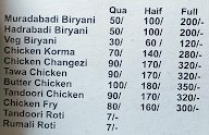 Zaika Biryani Hut menu 1