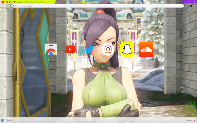 Anime Sad Princess | Dragon Quest XI (Manga) chrome extension