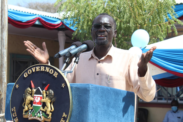 Turkana Governor Josphat Nanok in Lodwar