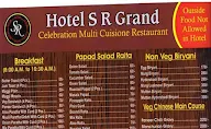 Hotel Sr Grand menu 2