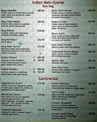 Justin - Hotel Simran menu 7