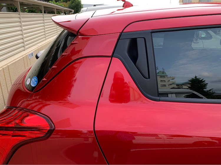 スイフトスポーツのzc33s・AT・ノブレッセ アイライン・モンスタースポーツ Cピラーガーニッシュ・ビートソニック　ブレードアンテナに関するカスタム事例の投稿画像6枚目