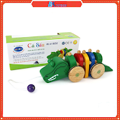 Mô Hình Cá Sấu Bằng Gỗ - Đồ Chơi Gỗ Winwintoys