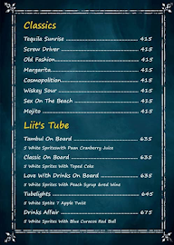 Drinks On Board menu 2