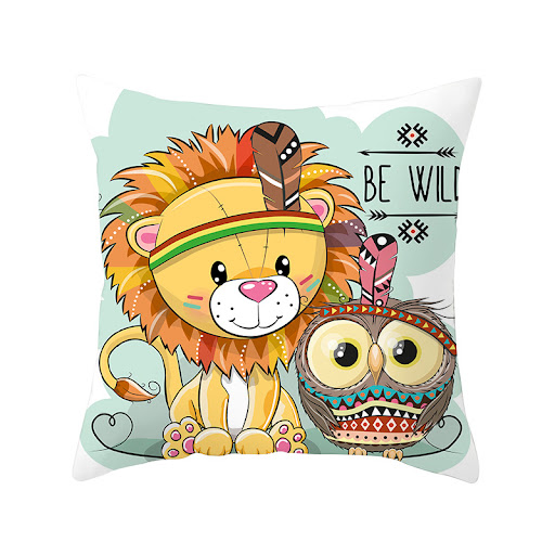 Title 9, Owl animal pillowcase cushion cover for home de...