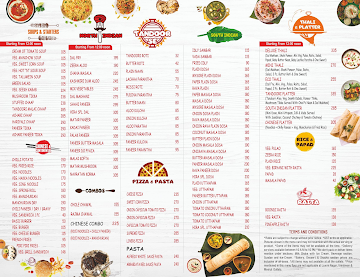 Hira Sweets menu 