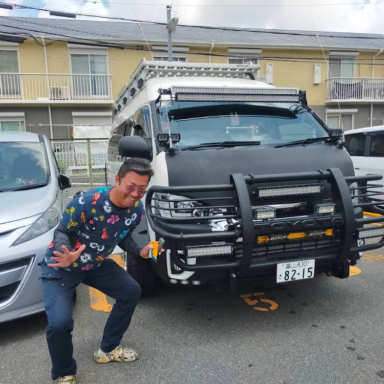 ハイエース スーパーロングのカッパ連合・うな子処シュナ屋・謝謝会・鶴橋コリアンタウン・おでん　キケンに関するカスタム事例の投稿画像2枚目