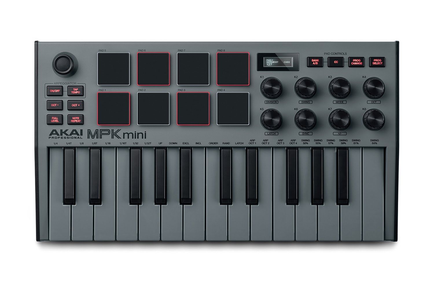 Akai MPK Mini Mk3 Grey 