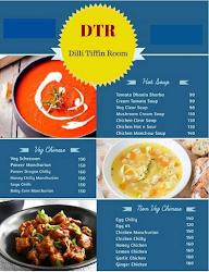 Dtr - Dilli Tiffin Room menu 1