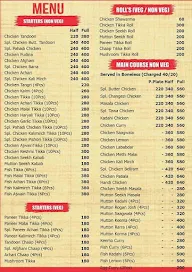 Manjeet Restaurant menu 1