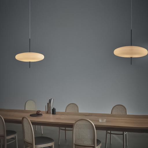 Title 5, UFO Chandelier Modern Minimalist Exhibition Hal...