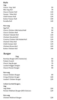 Kd's- Good Food Mood menu 1