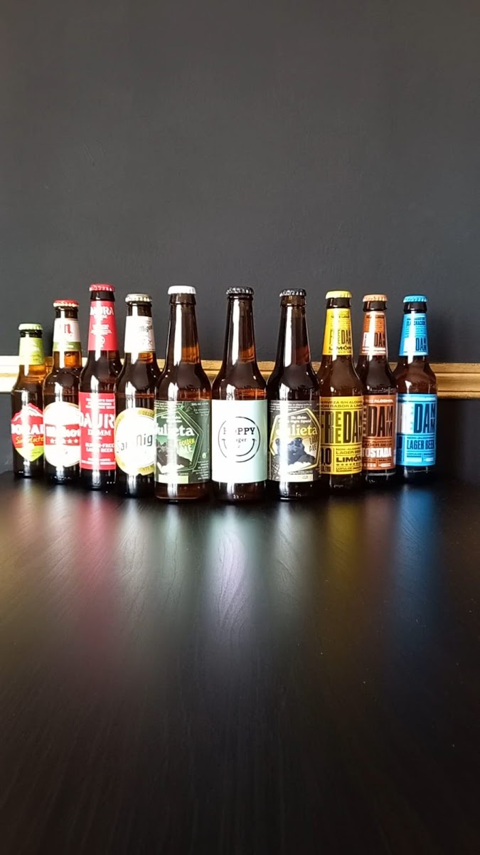 Our gluten free beers including 3 which are both gluten and alcohol free.