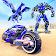 Police En volant Cheval Robot Bicyclette Transform icon