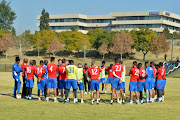 SuperSport United players during the SuperSport United media open day at Megawatt Park on June 21, 2017 in Johannesburg, South Africa. 