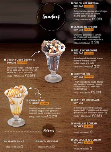 Coffee Day Essentials menu 