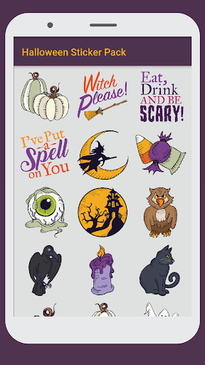 Woodcut Series - Halloween Sticker Pack