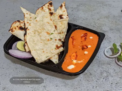 Butter Chicken(500ml) +2 Butter Naan