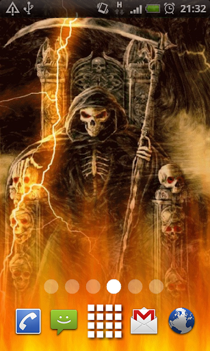 Fire Grim Reaper LWP THEME