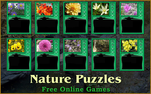 Nature Puzzles chrome extension